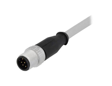 Złącze M12 męskie proste 1m 8pin 21348400882010