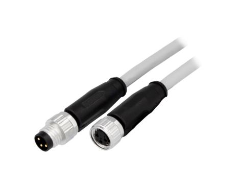 Złącze M8 męsko-żeńskie proste 2m 3pin 21348081380020