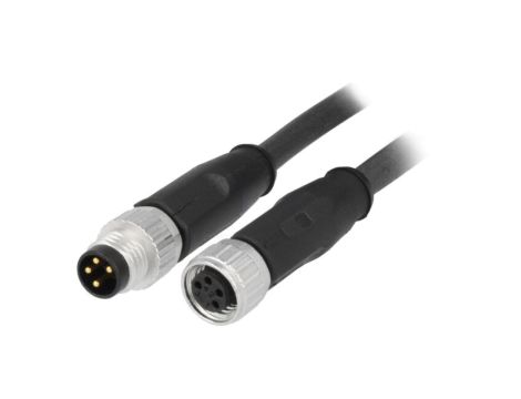 Złącze M8 męsko-żeńskie proste 5m 4pin 21348081489050