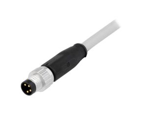 Złącze M8 męskie proste 0,5m 4pin 21348000481005