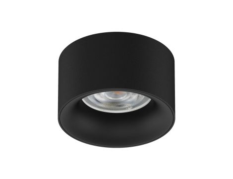 Oprawa podtynkowa / tuba Maclean, punktowa, okrągła, aluminiowa, GU5.3, 70x40mm, kolor czarny, MCE457 B/B