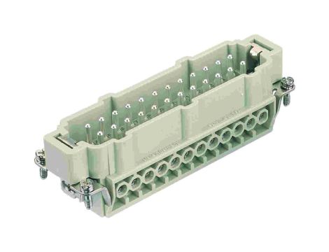 Złącze HAN prosotkątne męskie 24pin 16A 90V 09360242601
