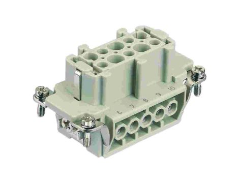 Złącze HAN prostokątne żeńskie 10pin 16A 90V 09360102701