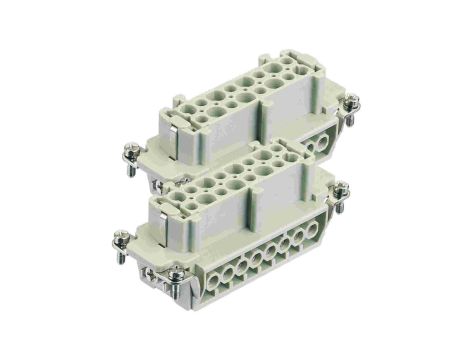 Złącze HAN prostokątne żeńskie 16pin 16A 500V 09330162711