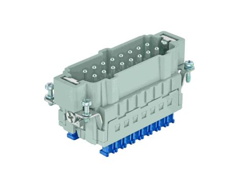 Złącze HAN prostokątne męskie 16pin 16A 500V 09330162648