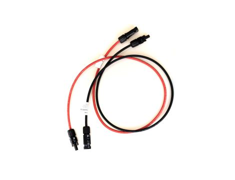 SET 6mm2 Kabel fotowoltaiczny Czerwony Czarny MC4 + WTYCZKA PV 2x1m
