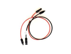 SET 6mm2 Kabel fotowoltaiczny Czerwony Czarny MC4 + WTYCZKA PV 2x2m
