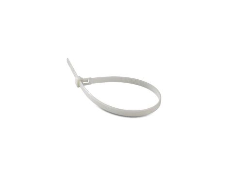 Opaska kablowa odporna na UV 100/2,5mm biała 100szt. 11159