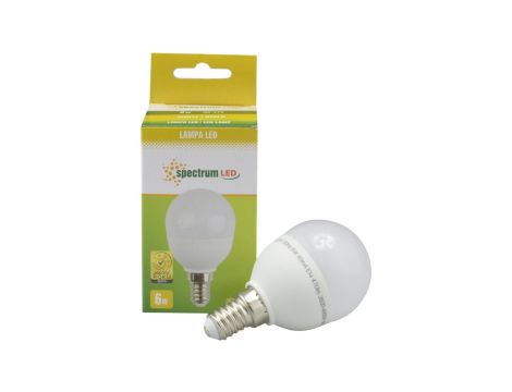 Żarówka LED E14 230V 6W kula 540lm neutralna