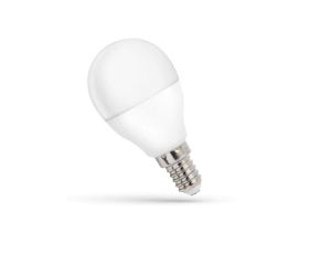 Żar. LED E14 230V 8W 620lm kulka ciepła
