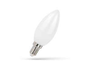 Żar. LED E14 230V 4W świecowa COG ciepła