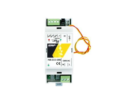 Zasilacz buforowy AC/DC, 12V/DC, 20W, do zasilania central/modułów 12V, DIN 2M, PSR-ECO-2012