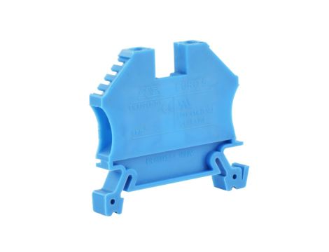 Złączka na szynę TH35 6mm2 niebieska