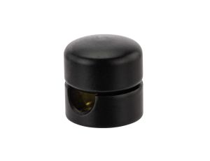 Uchwyt ozdobny do kabla ścienny sufitowy czarny fi: 16mm