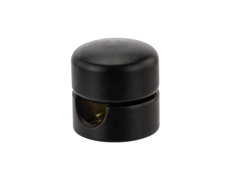 Uchwyt ozdobny do kabla ścienny sufitowy czarny fi: 16mm