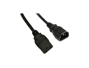 Kabel zasilający przedłużacz serwerowy Akyga AK-UP-02 CU 3x1mm IEC C19 / IEC C14 1.8 m