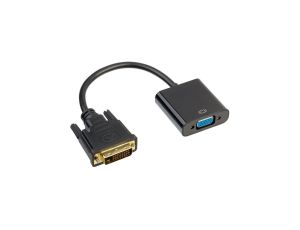 Konwerter adapter z kablem Akyga AK-AD-50 DVI 24+1 pin (m) / VGA (f) 15cm