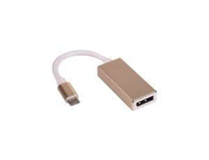 Konwerter adapter z kablem Akyga AK-AD-56 USB type C (m) / DisplayPort (f) 15cm