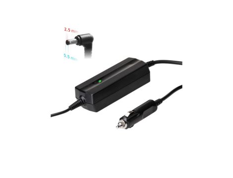 Zasilacz samochodowy do notebooka Akyga AK-ND-31 19V / 3.42A 65W 5.5 x 2.5 mm ASUS / TOSHIBA 1.2m