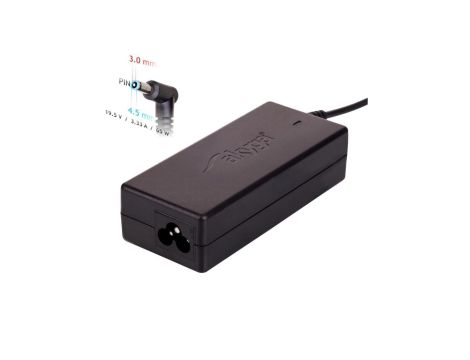 Zasilacz do notebooka Akyga AK-ND-25 19.5V / 3.33A 65W 4.5 x 3.0 mm + pin HP 1.2m