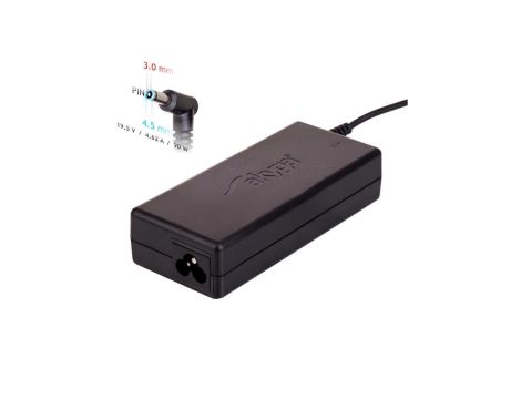 Zasilacz do notebooka Akyga AK-ND-53 19.5V / 4.62A 90W 4.5 x 3.0 mm + pin DELL 1.2m
