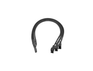 Adapter z kablem Akyga AK-CA-65 4 pin (f) / 2x 4 pin (m) / 1x 3 pin (m) 3x 25cm