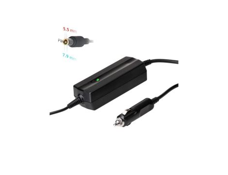 Zasilacz samochodowy do notebooka Akyga AK-ND-39 20V / 4.5A 90W 7.9 x 5.5 mm + pin LENOVO 1.2m