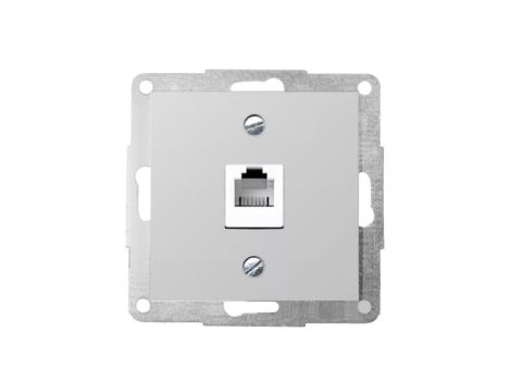 POLO FIORENA metal. Gniazdo telefoniczne 1xRJ12