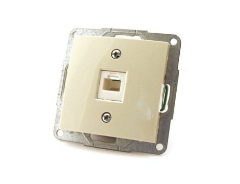 POLO FIORENA krem. Gniazdo telefoniczne 1xRJ12