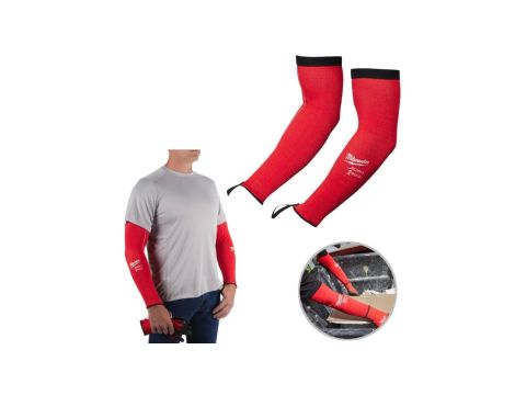 Rękawy robocze elastyczne odporne na przecięcia poziom ochrony 3/C o długości 40cm MILWAUKEE /para/