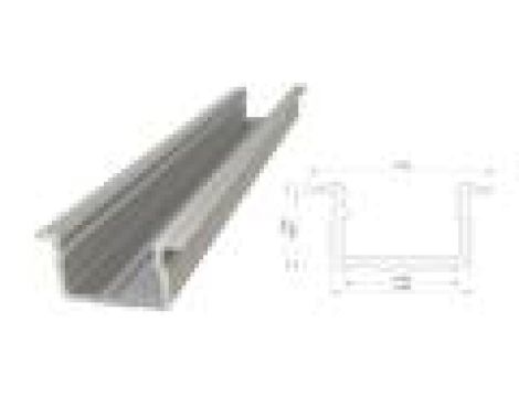 Wpuszczany profil LED anoda srebrny 9x16mm 3030mm AL12-GLG2-AS-3000 GLALU