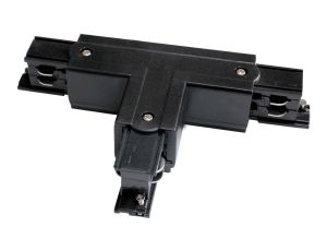 Łącznik szynoprzewodu IP20 3-fazowy czarny TRACK T CONNECTOR T-R1 4W BLACK GXTR039