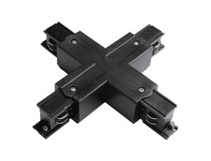 Łącznik szynoprzewodu IP20 3-fazowy czarny TRACK X CONNECTOR 4W BLACK GXTR045
