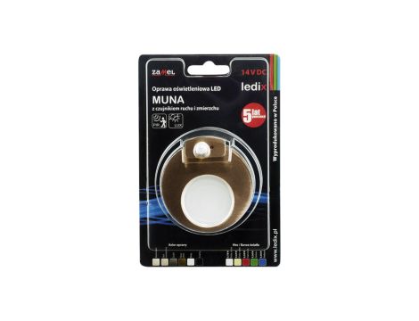 Oprawa schodowa LED Muna pt 14V DC regulowany czujnik ZLO biała neutralna LED10221647