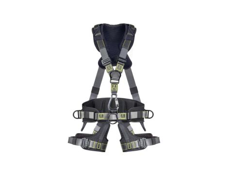 SZELKI DO ASEKURACJI Z PASEM BIODROWYM I PASAMI UDOWYMI - 5 PUNKTÓW ZACZEPOWYCH