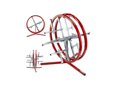 Rozwijak podwójny pionowy do kabli i przewodów fi:55cm