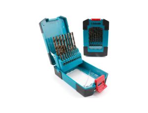 Wiertła kobaltowe do metalu stali żeliwa zestaw 19szt. wiertło- Schmith