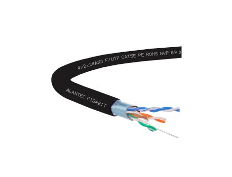 Kabel zewnętrzny FTPz kat.5e F/UTP 4x2x0,5 Alantec /500m/