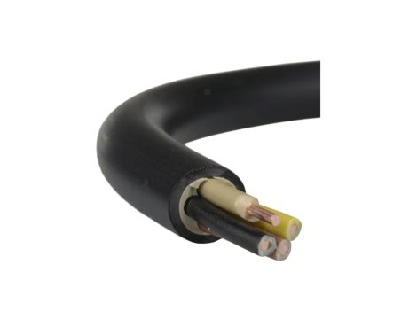 Kabel prądowy YKY 0,6/1kV 4x1,5 drut do ziemi Elektrokabel /25m/