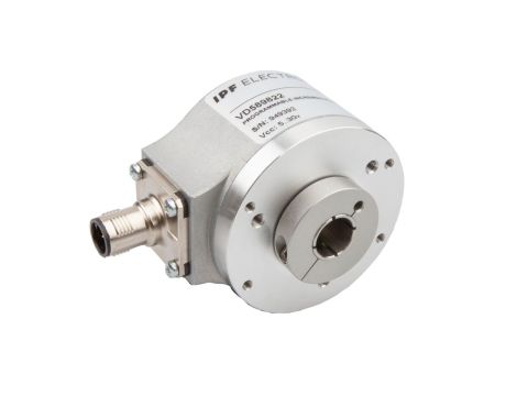 Enkoder obrotowy, programowalny, Ø58mm, wał drążony 12mm, 65536 impulsów, 5-30V DC, VD589822