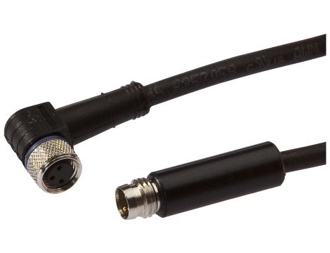 Inwerter, Ø9mm dł. 32, PNP/NPN, 10-35V DC, 1x NO, M8 0,3m, IP67, aluminium, VYR91170