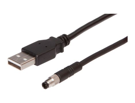 Kabel połączeniowy RS232/USB, 2 m, M5 męski (złącze) prosty, USB-A męski (złącze) prosty, VK207U44