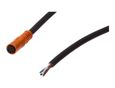 Kabel połączeniowy, 5m, Mini Female (gniazdo) 4pin prosty, Końcówka wolna 4pin, 4x0,34mm, VK500315