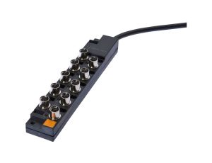 Rozdzielacz, 26x168x30mm, 10-30V DC, 10x M8 3pin, VK001028