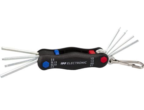 Narzędzia, zestaw śrubokrętów, sześciokąt wewnętrzny 0,7 mm, sześciokąt wewnętrzny 0,9 mm, AY000154