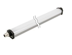 Oświetlenie miejsca pracy LED, 25x286x30mm, światło białe, 6W, 5500K, 22-26V DC, złącze M12 3pin, IP54, EA300221