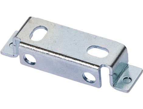 Szyna DIN wg EN60715, 7,5x10x35mm, stal chromowana, perforacja, AL000015