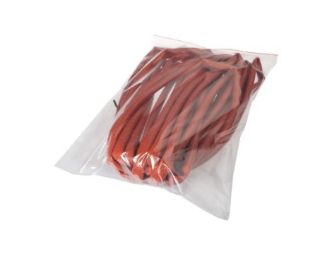 Osłona z tworzywa sztucznego, Ø17 mm, średnica wewnętrzna 10 mm, -40-250C, włókno szklane z gumą silikonową, AY000141