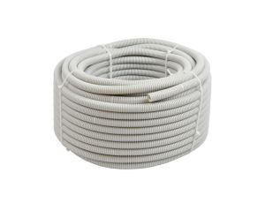 Rura karbowana RKGL 40 szara 320N z pilotem 25 m 444040 /1szt/