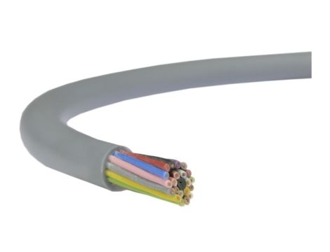 Przewód sterowniczy LIYY 300/300V 21x0,25 szary linka TKD /100m/